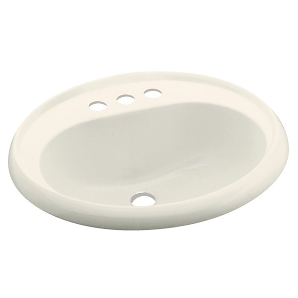 Sterling by Kohler Vikrell Circular DropIn Bathroom Sink with Overflow